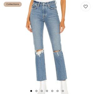 GRLFRND Karolina High Rise Straight Crop